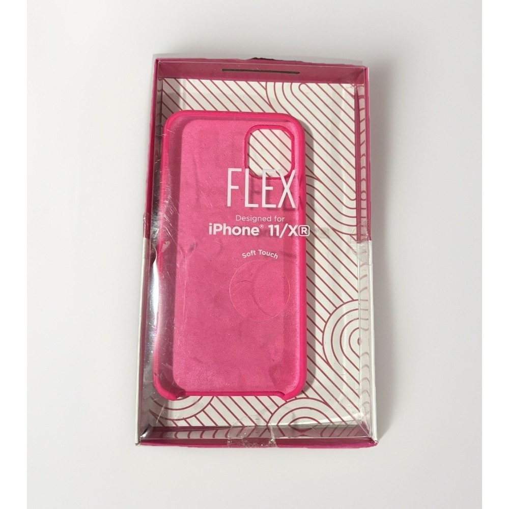 New Merkury Innovations Pink FLEX Apple iPhone 11 / XR Soft Touch Silicone Case